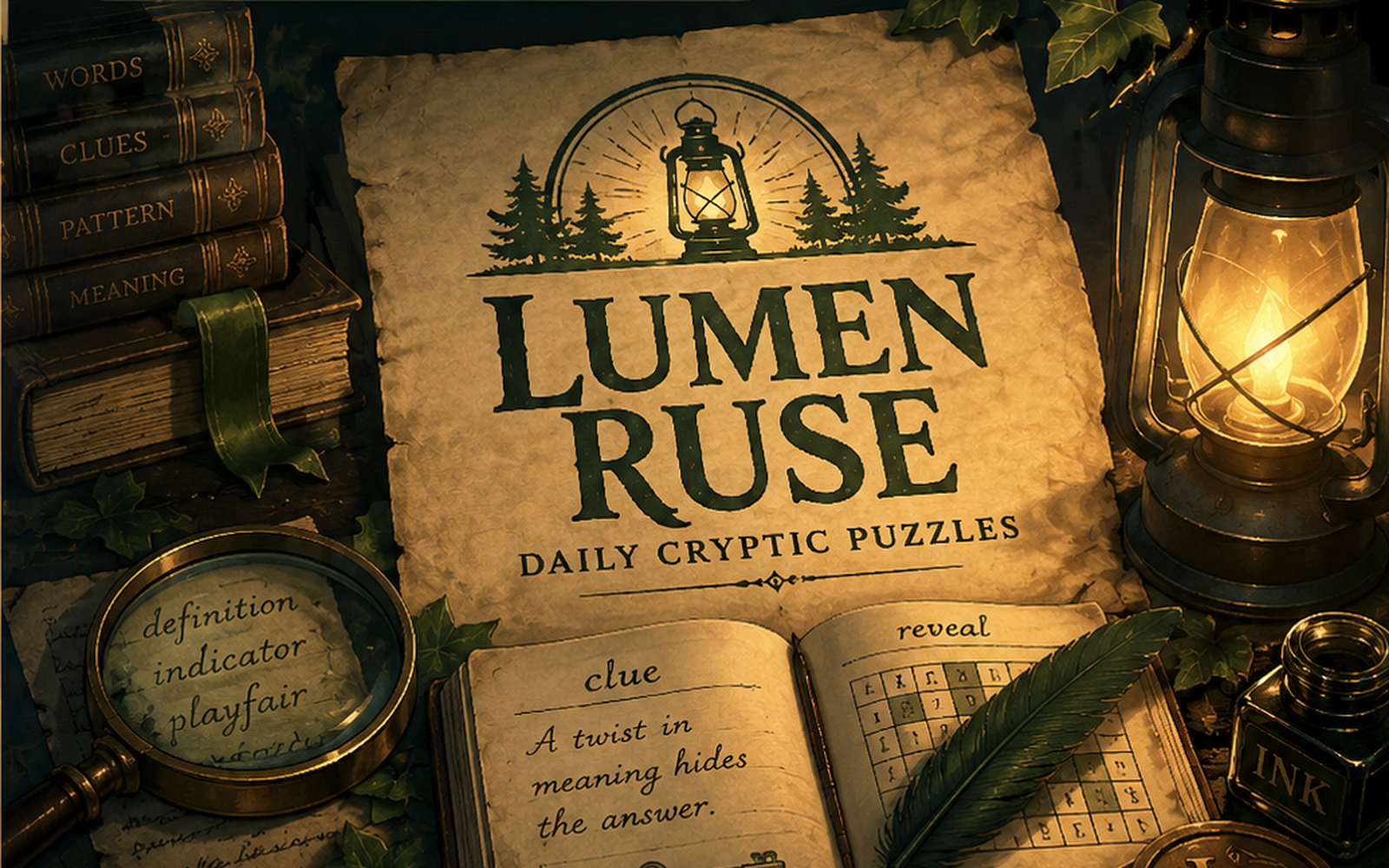 Lumen Ruse — daily cryptic puzzles
