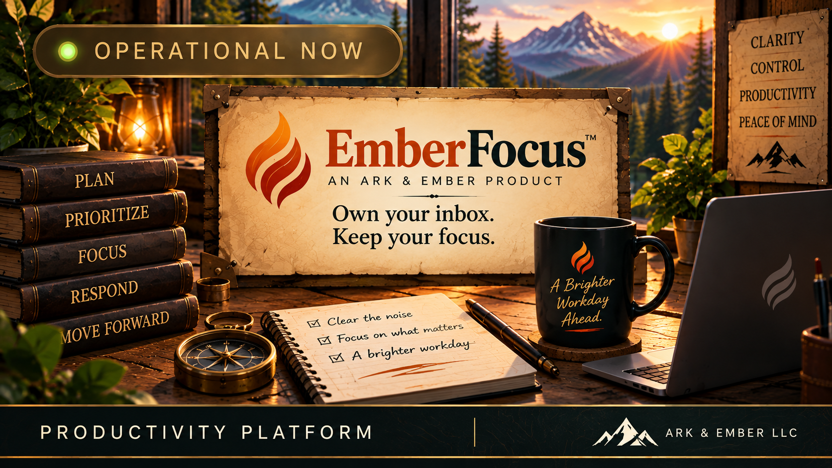 EmberFocus — own your inbox, keep your focus